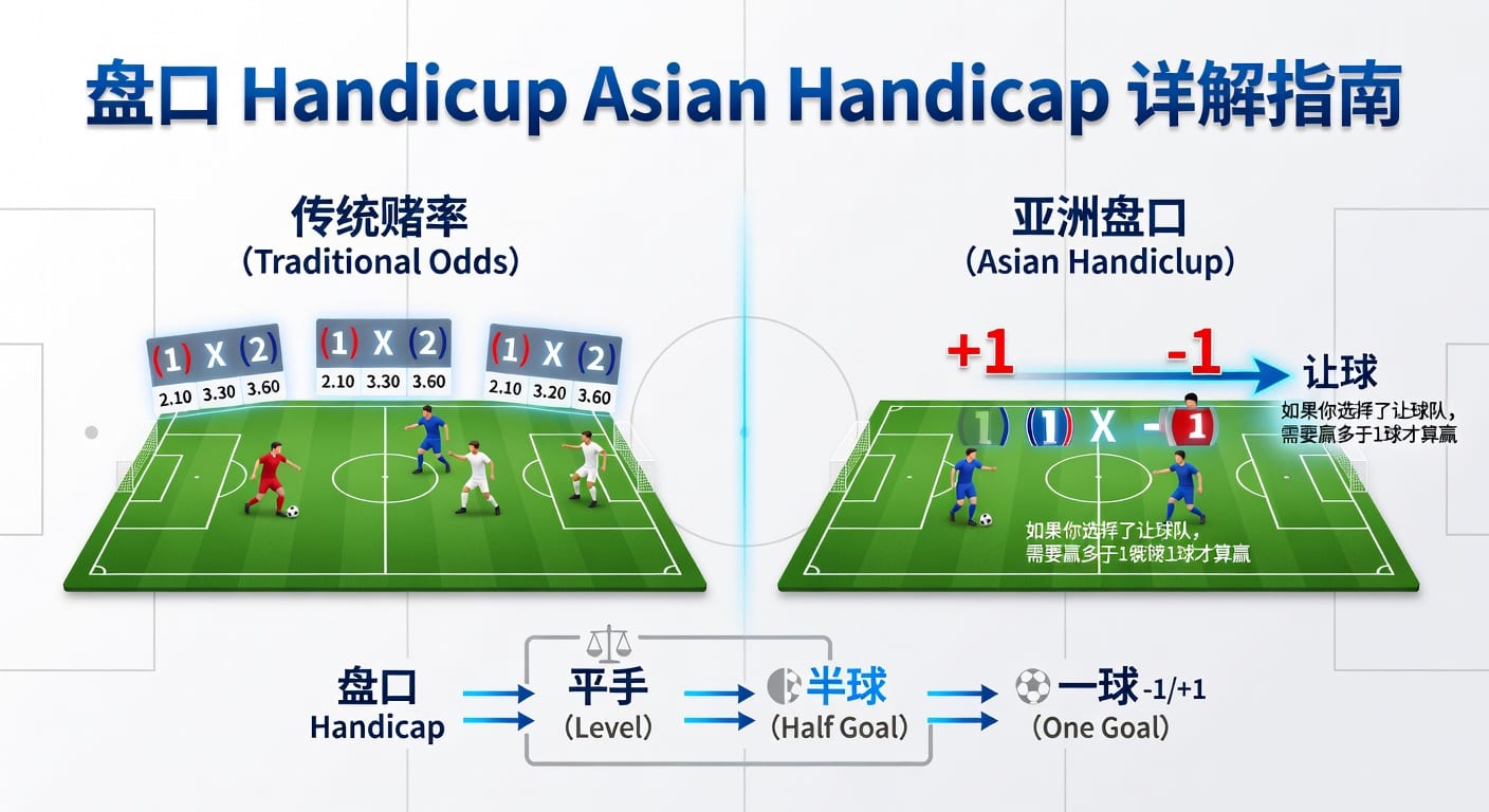 亚洲盘 asian handicap 实战解析｜皇冠体育官网