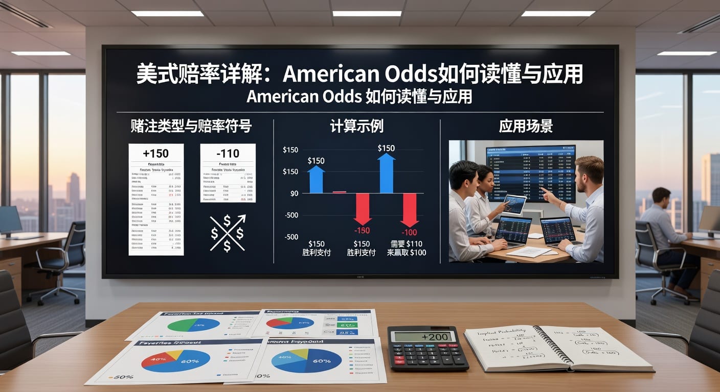 美式赔率 american odds｜换算、赢亏与实战解读